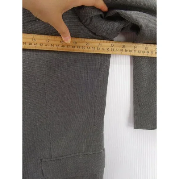 VINTAGE Oxford Clothes Sport Coat 42 Saks Blazer Wool Silk Unstructured